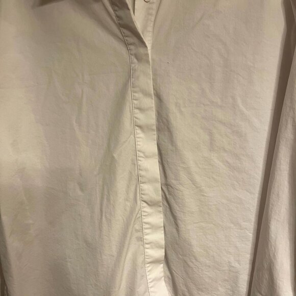 Good American Women’s Relaxed Fit Poplin Shirt White  Size 1 Button Up - Picture 2 of 7